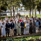 Homenaje al edil del PP en el Ayuntamiento de Málaga José María Martín Carpena, asesinado por ETA en el año 2000.