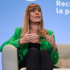 La mujer del presidente del Gobierno, Begoña Gómez, durante unas jornadas sobre Sostenibilidad.