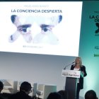 Marimar Blanco, en la Fundación Miguel Ángel Blanco ayer