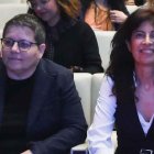 Isabel García junto a la ministra de Igualdad, Ana Redondo