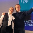 La presidenta de Baleares, Marga Prohens, y el presidente del PP, Alberto Núñez Feijóo.