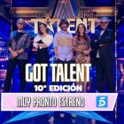 Telecinco ya promociona el nuevo "Got Talent"