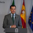 El presidente de la Junta de Andalucía, Juanma Moreno