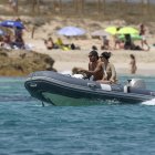 Alejandra Rubio y Carlo Costanzia, en Ibiza el pasado 20 de junio.