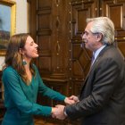 Irene Montero y Alberto Fernández