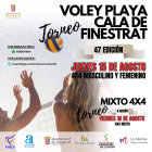 16 y 17 de agosto: Torneo Mixto 4x4 y Gran Final del Beach Volley Tour Comunitat Valenciana 2024