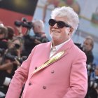 Pedro Almodóvar, presentando en el Festival de Cine de Venecia la película  ‘The Room Next Door’.