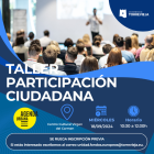 Cartel del Taller de Participación Ciudadana