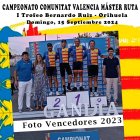 Cartel anunciador de la carrera ciclista