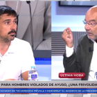 Ramón Espinar y Ángel Expósito durante el programa 'En boca de todos' en Cuatro.