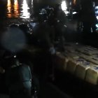 Operación contra el narcotráfico en la desembocadura del río Guadalquivir.