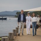 Los Reyes Felipe y Letizia visitaron a la Princesa Leonor, que también se reunió con su abuelo, Don Juan Carlos.