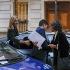 La Infanta Cristina, en el funeral de Juan Miguel Villar Mir en Madrid.