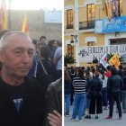 Joan Baldoví en una manifestación independentista en Burjassot