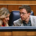 Yolanda Díaz con Íñigo Errejón