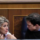 Yolanda Díaz con Íñigo Errejón