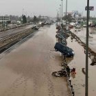 Pista de Silla en Valencia (V-21) tras el paso de la DANA