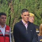 Carlos Mazón y Pedro Sánchez en el Centro de Emergencias