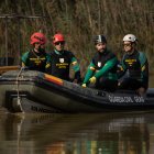 Despliegue de efectivos de la Guardia Civil en búsqueda de desaparecidos en la Albufera de Valencia