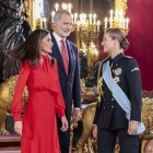 Felipe VI. la Reina Letizia y la Princesa Leonor, el Día de la Hispanidad de 2024.