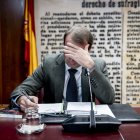 El ex secretario general de Puertos del Estado, Álvaro Sánchez Manzanares, comparece en la Comisión de investigación por el caso Koldo.