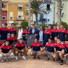 La selección española masculina Leones7está entrenando en las instalaciones deportivas de Villajoyosa