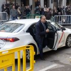 El exministro de Transportes, José Luis Ábalos, a su llegada al Supremo