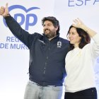 Fernando Lopez Miras con Isabel Díaz Ayuso, en Caravaca