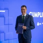El presidente del Gobierno, Pedro Sánchez