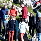 Iñaki Urdangarín y Ainhoa Armentia, en el monte con los hijos de la infanta Cristina.