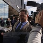El Fiscal General del Estado, Álvaro García Ortiz, a su salida del acto de entrega de despachos de la 73 promoción de la Carrera Judicial.