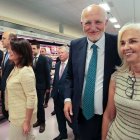 El presidente de Mercadona, Juan Roig, junto a Hortensia Herrero