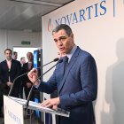 Pedro Sánchez, este martes, en un acto en Aragón.