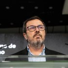 Archivo - El portavoz nacional de VOX y presidente de VOX Madrid, José Antonio Fúster, ofrece una rueda de prensa, en la sede nacional de VOX, a 13 de octubre de 2024, en Madrid (España).