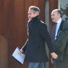 El exentrenador de la selección española de fútbol femenina, Jorge Vilda, a su salida del juicio por el ‘caso Rubiales’, en la Audiencia Nacional de San Fernando de Henares, a 6 de febrero de 2025, en San Fernando de Henares, Madrid (España).  Hoy declara.