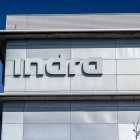 Fachada de la sede de Indra en Madrid. Uno de los mayores exponentes de la industria de defensa española.