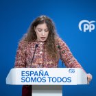 Archivo - La vicesecretaria de Sanidad y Educación del PP, Ester Muñoz, a 26 de diciembre de 2024, en Madrid (España).