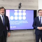 Los altos representantes de ASPE en la presentación de su último informe.