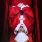 Llegada del féretro del Papa Francisco I a la Basílica de San Pedro.