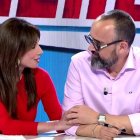 Marta Flich junto a Risto Mejide en "Todo es mentira"