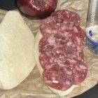 Comida que recibieron los agentes de Policía Nacional desplegados en la final de la Copa del Rey