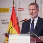 El Rey Felipe VI inaugura el Foro Internacional 'Invest in Spain Summit', en el Casino de Madrid, a 28 de abril de 2025, en Madrid (España).
Jesús Hellín / Europa Press
28 ABRIL 2025