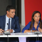Pedro Sánchez y Beatriz Corredor