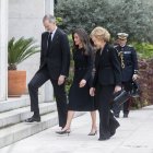 Felipe VI, Doña Letizia y la Reina Sofía, el pasado 22 de abril en Madrid.