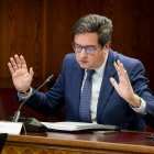 El ministro para la Transformación Digital, Óscar López, comparece en el Senado