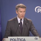 Declaración del líder del PP, Alberto Núñez Feijóo
