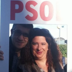 Patxi López y Leire Díez.