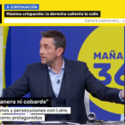 Momento de la discusión entre Chapu Apaolaza y Marta Nebot en 'Mañaneros 360' de TVE.