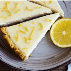Tarta de queso y limón sin horno