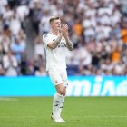 Toni Kroos en el partido de las leyendas del Real Madrid.